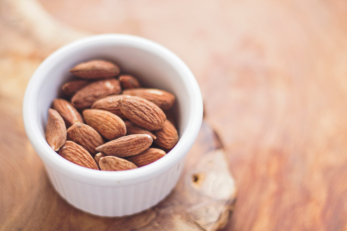 Homemade almond milk