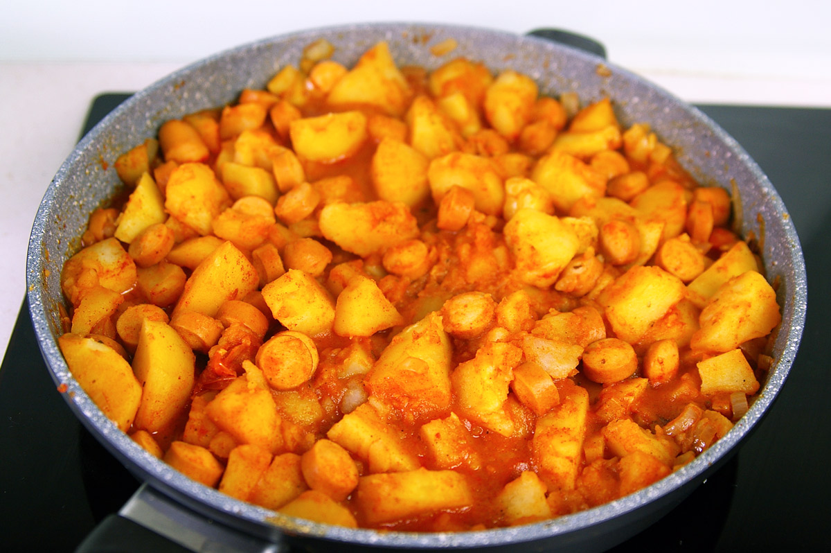 Hungarian potato paprika
