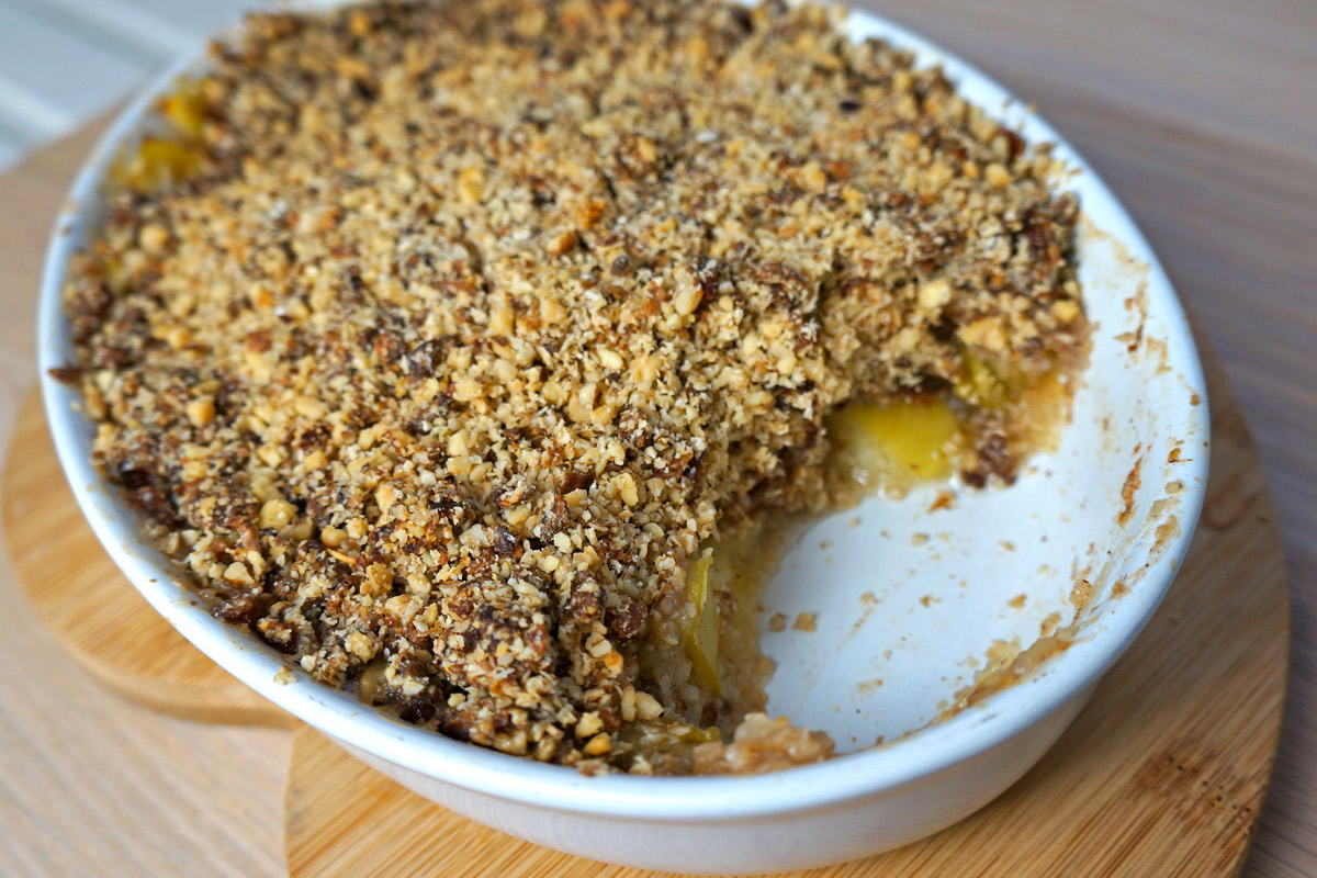 Apple crumble